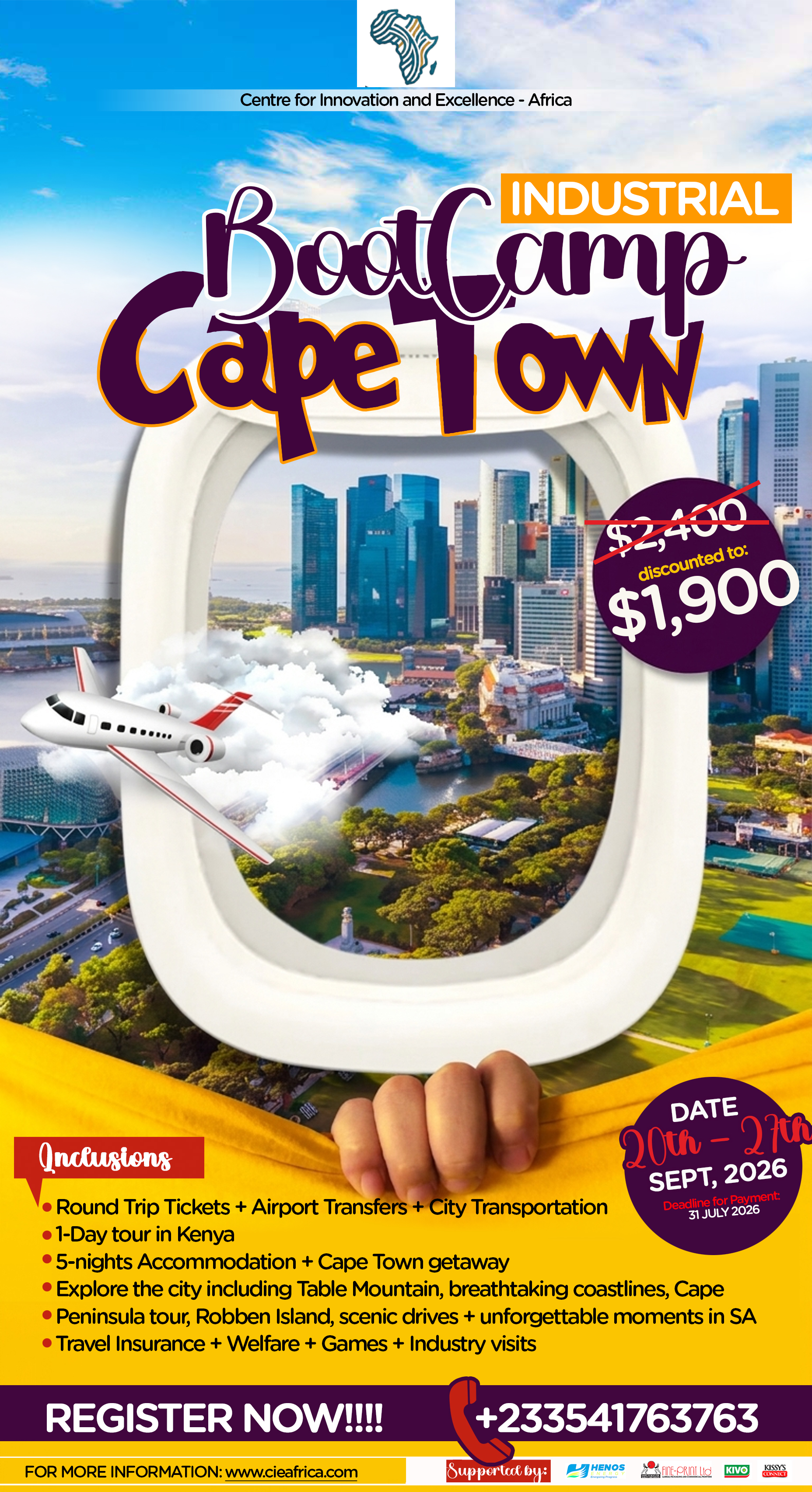 Official flyer: Kenya and Cape Town industrial immersion September 2026
